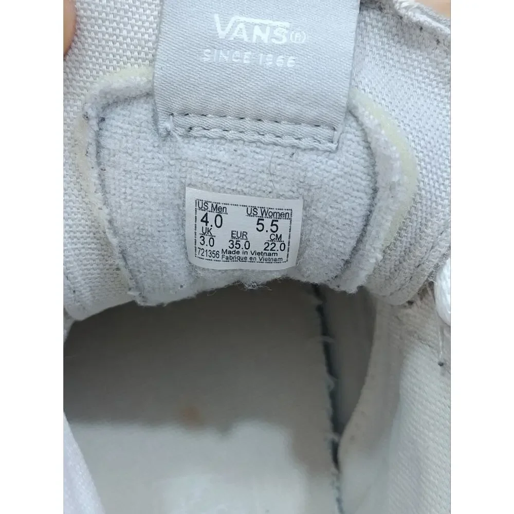 Vans Sk8-Hi Stacked Drizzle Grey Suede Platform High Top Shoes Women's 5.5
